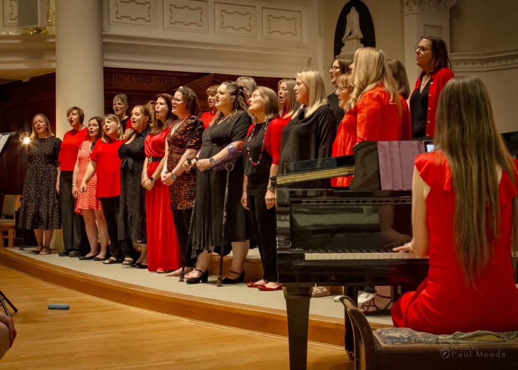 Viva Vocals choir at Party in the City, Bath